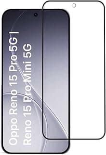 سكرين بروتكتور لهاتف OPPO Reno 15 Pro 5G / Reno 15 Pro Mini، زجاج مقوى، صلابة 9H، مقاوم للبصمات والخدش