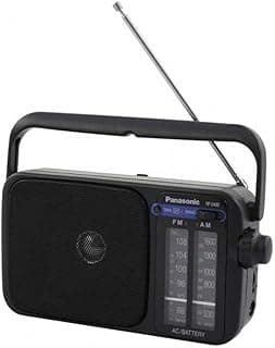 Panasonic RF-2400D High Quality Digital Portable Radio AM FM - Black