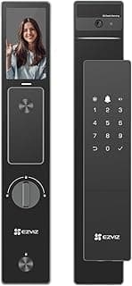 قفل ذكي EZVIZ DL50FVS، دخول بدون مفتاح 7 في 1، تعرف على الوجه 3D، رؤية ليلية، انتركم