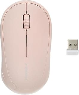 ماوس لاسلكي FV-185 بتصميم رائع مع مستقبل نانو USB بمدى 10 متر بدون أي تداخل وسرعة عالية من فوريف - لون وردي