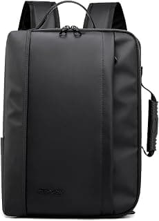 Men’s Waterproof Work and Travel Backpack, 15.6 Inch Laptop Bag, Multifunctional Hand-Carry and Shoulder-Strap Design – Stylish and Durable-1205