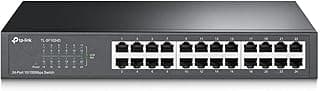 سويتش TL-SF1024D، عدد 24 منفذ 10/100 ميجابت/ثانية RJ45 فاست إيثرنت