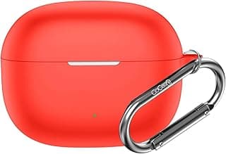 Soft Silicone Case Cover for Realme Buds T200 Lite | T200x -Red