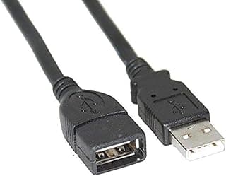 كابل تمديد USB بطول 1.4 متر - اسود، لكومبيوتر - بي سي