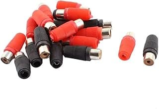 موصل RCA أنثى للحام، أسود (10 قطع)