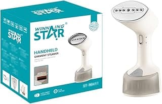 مكواة بخار يدوية للملابس Winning Star ST-90411 بقوة 1350/1650 وات - أبيض