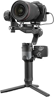 tech weebill-2 3-axis gimbal stabilizer with rotating touchscreen