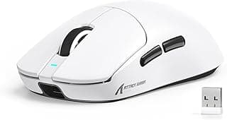MAMBASNAKE X ATTACK SHARK X8SE 55g Ultra-Light Wireless Gaming Mouse - Up to 25000DPI, PAW3311 Sensor, Tri-Mode BT/2.4G/USB-C, 80 Million Clicks, 40G Acceleration, 500mAh, Web Driver, for Win