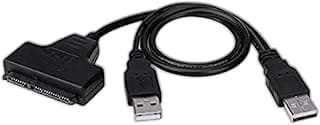 SATA to USB 3.0 / 2.0 Cable Up to 6 Gbps for 2.5 Inch External HDD SSD Hard Drive SATA 3 22 Pin Adapter USB 3.0 to Sata III Cord (Usb 2.0)