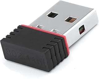 محول واي فاي USB بسرعة 150 ميجابت في الثانية بطاقة شبكة لاسلكية لأجهزة الكمبيوتر المكتبية واللاب توب يدعم ويندوز 10 و8 و7 ماك أو إس راسبيري Pi Pi2 من لوتيكو