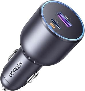 شاحن من يوجرين بتقنية USB، متوافق مع الهواتف الخلوية، بمنفذين