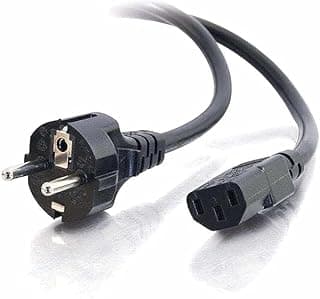 Power Cable For PC And Printer - Black