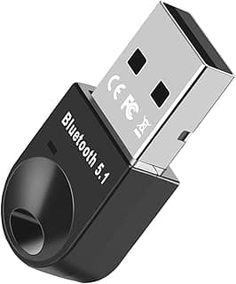 محول بلوتوث 5.1 USB للكمبيوتر واللابتوب، متوافق مع ويندوز 11/10/8.1/7
