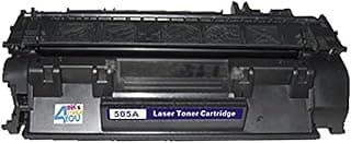 Compatible Black Laser Toner Cartridge for HP CE505A (05A) Works With HP Laserjet P2035 Laserjet P2035n Laserjet P2055d Laserjet P2055dn Laserjet P2055x - 2,300 Page Yield