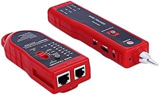 جهاز تتبع واختبار كابلات الشبكة RJ11 RJ45 Cat5 Cat6