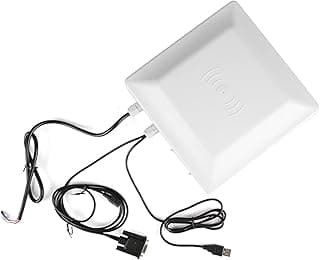 FILFEEL UHF RFID Long Range Card Reader for Parking System Access Control, RFID Parking Remote Access Control Reader Head (5m network type)