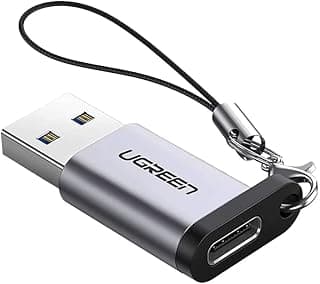 محول USB 3.0 إلى نوع سي من يو إس 276 بروتوكول واجهة رمادية 3.0p للموبايلات A ذكر أنثى مع سلك / صنع في البرازيل يوجرين متعدد الألوان