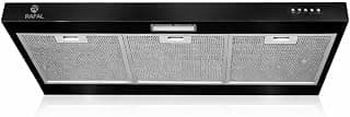 Rafal 90cm Flat Black Cooker Hood R84