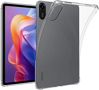 Transparent Case For Xiaomi Redmi Pad 2 2025 11 inch Cover Case 8.7 inch Tablet Cover Ultra Thin Silicone Shockproof Back Shell HD Transparent TPU Protective Cover - Clear