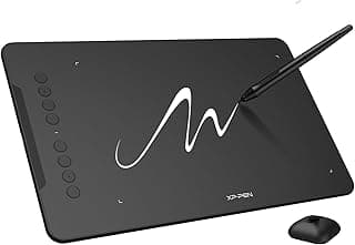 تابلت رسم XP-Pen Deco 01 V2، 8192 مستوى ضغط، مع 8 مفاتيح اختصار