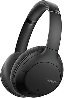 سماعة WH-CH710N فوق الأذن راس لاسلكية موديل WH-CH710N-B بخاصية الغاء الضوضاء من سوني- اللون اسود
