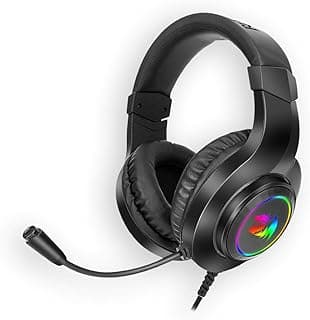 سماعة محيطي راس للالعاب H260 RGB من ريدراجون مع ميكروفون، سلكية، متوافقة مع Xbox one، نينتندو سويتش، بلاي ستيشن 4، بلاي ستيشن 5، اللاب توب، نينتيندو سويتش متعدد الألوان