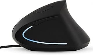 ماوس العاب عمودي مريح للكمبيوتر واللاب توب وبلاي ستيشن 4 USB 3200 نقطة لكل بوصة 6 ازرار سلكي بصري