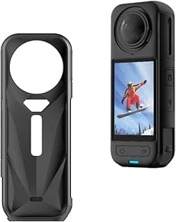 جراب حماية لـ Insta-360 X5، غطاء سيليكون ناعم للحماية من الصدمات، مقاوم للماء، مضاد للخدش