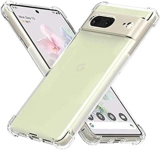 جراب لهاتف Google Pixel 8، غطاء خلفي شفاف مع وسائد هوائية من السيليكون الناعم مقاوم للصدمات ومضاد للخدش لهاتف Google Pixel 8 (شفاف)