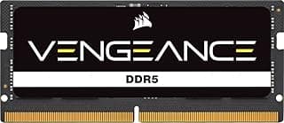 كورسير ذاكرة كمبيوتر فينجانس سوديم DDR5 RAM 16GB (1x16GB) 5600MHz CL48 انتل XMP iCUE - اسود (CMSX16GX5M1A5600C48)