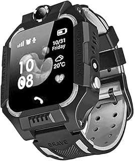 ساعة ذكية Z7 أصلية للأطفال مع نظام تتبع GPS وكاميرا (أسود)