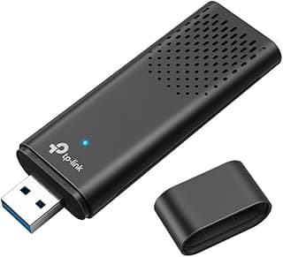 محول واي فاي 6 لاسلكي من تي بي-لينك، USB، نطاق مزدوج، (ارتشر TX20U) - محول USB لاسلكي مع هوائي نطاق مزدوج 2.4 جيجاهرتز، 5 جيجاهرتز، USB 3.0 فائق السرعة، WPA3، متوافق مع ويندوز، AX1800