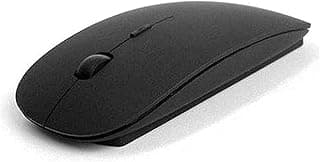 Wireless Computer Slim Mouse Black