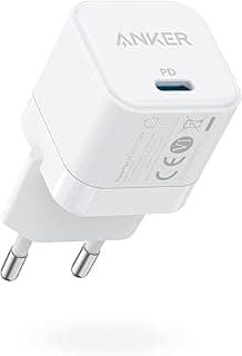 PowerPort III 20W USB-C Power Supply Charging Cube Quick Charging Option, Compatible with iPhone 15/14/13/12 Series, Galaxy, Pixel 4/3, iPad/iPad Mini, White(Charging Cable Not Included)