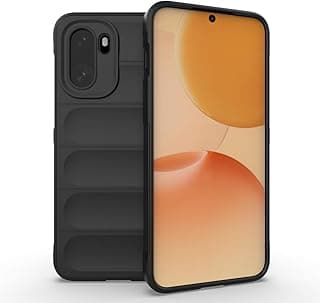 جراب متوافق مع OnePlus Ace 6 ، - غطاء مزدوج الحماية مصقول مقاوم للصدمات شديد التحمل فائق الجودة مع حماية للكاميرا - غطاء واقي مضاد للخدش و مقاوم للانزلاق - أسود