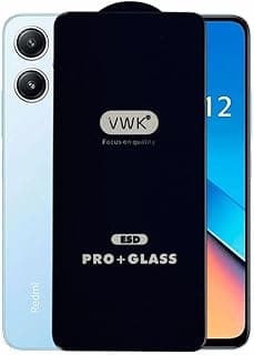 شاشة حماية 3D 9H زجاج مقوى منحنية تغطية كاملة لهاتف شاومي Redmi Note 12 4G