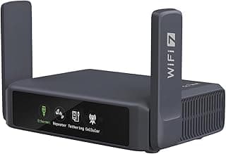 راوتر GL-BE3600 (سليت 7) محمول للسفر من جي ال اي نت، واي فاي مزدوج النطاق Wi-Fi 7، بسرعة 2.5G، نقطة وصول لاسلكية، يدعم VPN للاستخدام أثناء السفر للخارج، راوتر صغير مثالي للفنادق والأعمال