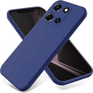 جراب سيليكون GT 20 Pro، غطاء من السيليكون السائل والجيل TPU، غطاء حماية كامل للجسم بملمس حريري ومقاوم للصدمات لهاتف Infinix GT 20 Pro (أزرق)