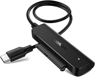 يوجرين محول USB C إلى ساتا كابل قارئ القرص الصلب الخارجي 2.5 SSD يدعم يو ايه اس بي متوافق مع سامسونج كروشال دبليو دي توشيبا داخلي ساتا HDD SSD وUSB C لاب توب مثل ماك بوك