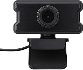 كاميرا ويب PC-W10 بدقة 1080P مع ميكروفون مدمج، USB 2.0، تركيز يدوي، 30 إطار/ثانية