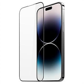 Premium Tempered Glass Anti Shock Screen Protector With Black Frame Compatible With IPhone 15 Series (iphone 15 Pro Max)