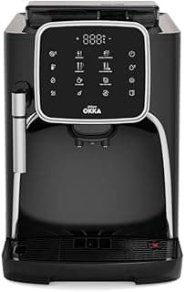 ماكينة اسبريسو Espresso Pro اوتوماتيكية بالكامل OK0030-05 اسود وكروم