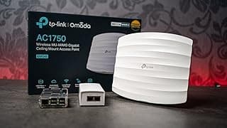 حل واي فاي لاسلكي EAP245 V3 اومادا AC1750 جيجابت من تي بي لينك مع دعم شبكي، تجوال سلس ومو-ميمو 4 موجات، متعدد الألوان