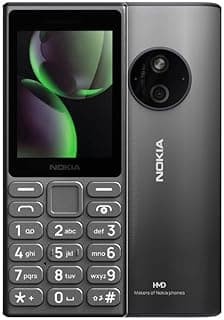 125 4G Dual SIM Mobile Phone, Black, 2.0” LCD Display, Long-Lasting 1000mAh Battery, FM Radio, MP3 Player, Micro SD Support, Durable Classic Design