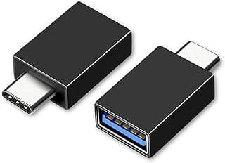 محول USB C OTG، منفذين، أسود، محول USB Type C إلى USB لسامسونج، ماك بوك، ديل XPS، نوت 10، أجهزة Type C، بدون تعريف