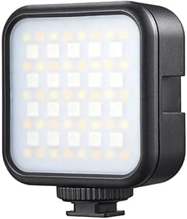 LED6R RGB video light, dimmable 0-360 full color 3200K-6500K 13 FX special effects and magnetic attraction, built-in 1800 mAh lithium battery