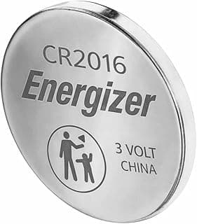 بطارية ليثيوم دائرية CR2016 بقوة 3 فولت للساعات والآلات الحاسبة والأجهزة الصغيرة - قطعة واحدة