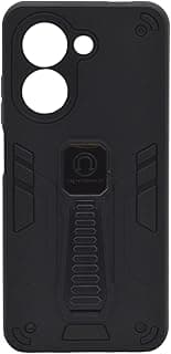 Hard Silicone Shockproof Back Cover Case with Kickstand For Xiaomi Redmi A5 4G - Black