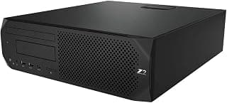 HB Z2 G4 Desktop Workstation - lntel Core i3 (8th Gen) i3-8400 3.70 GHz - 8 GB DDR4 SDRAM - 256GB SSD - Windows10 Pro & MC Office2019/USB3.0 DP/DVD, HDMI/Mouse Pad Free Service [Renewed]