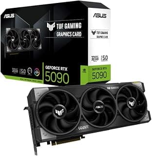 ASUS TUF Gaming بطاقة رسومات GeForce RTX 5090 OC Edition، 32GB GDDR7، 512-bit، PCIe 5.0، DLSS 4